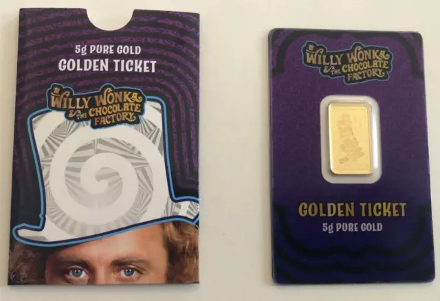 Willy Wonka 5 Gram Gold Bar