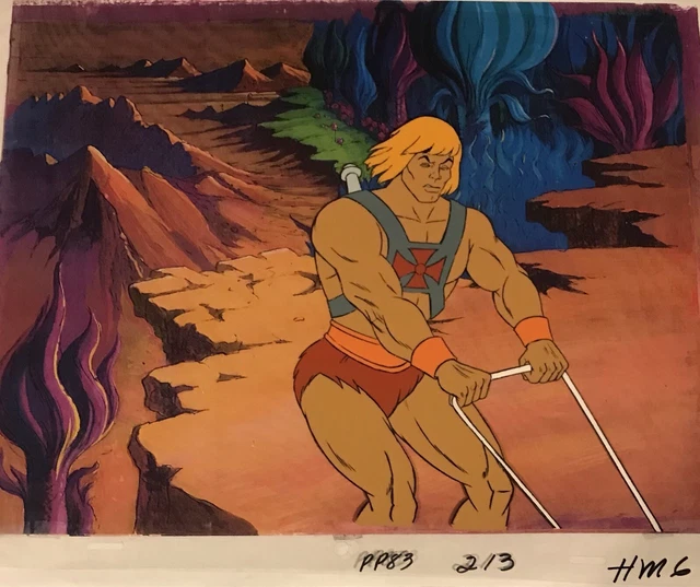 HE-MAN/SHE-RA ANIMATION ART - original production cel / drawing - SHE ...