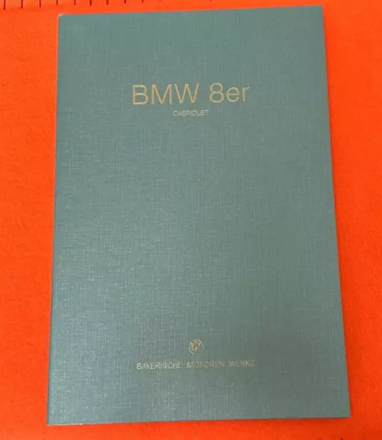 BMW 8er CABRIOLET       HARDCOVER Prospekt Brochure Katalog  2018  - TOP