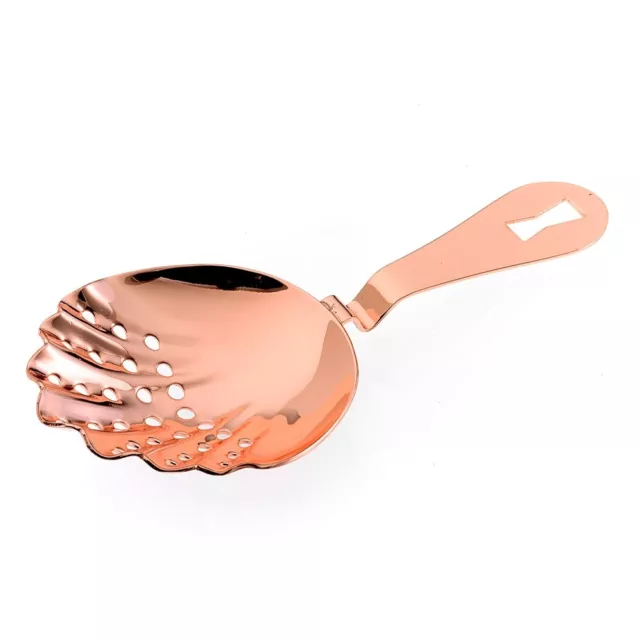 Mercer Barfly Scalloped Julep Strainer | Copper Plated