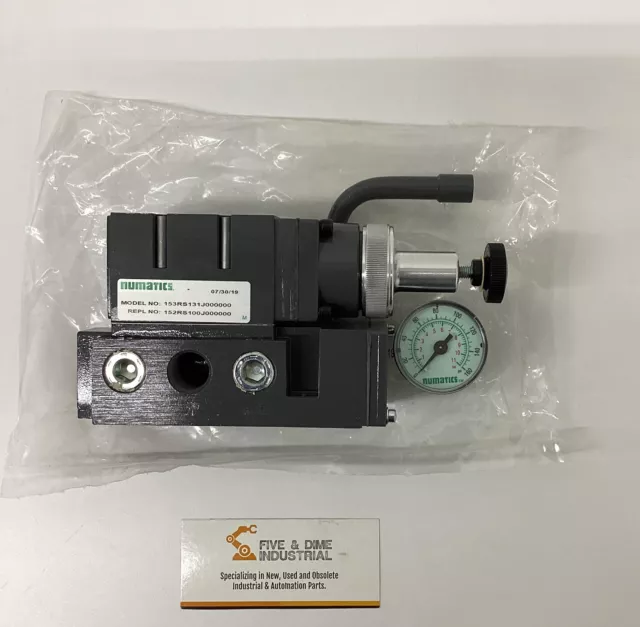 Numatics  153RS131J000000 New Pressure Regulator w/ Base and Gauge  (CL326)