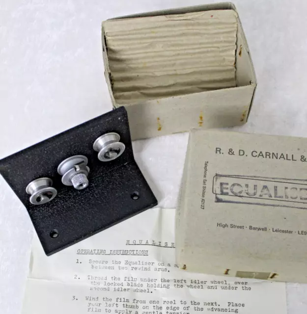 Carnall 8mm Cine Film Trimmer For Trimming Edge Of Double 8 Split Film FREEPOST