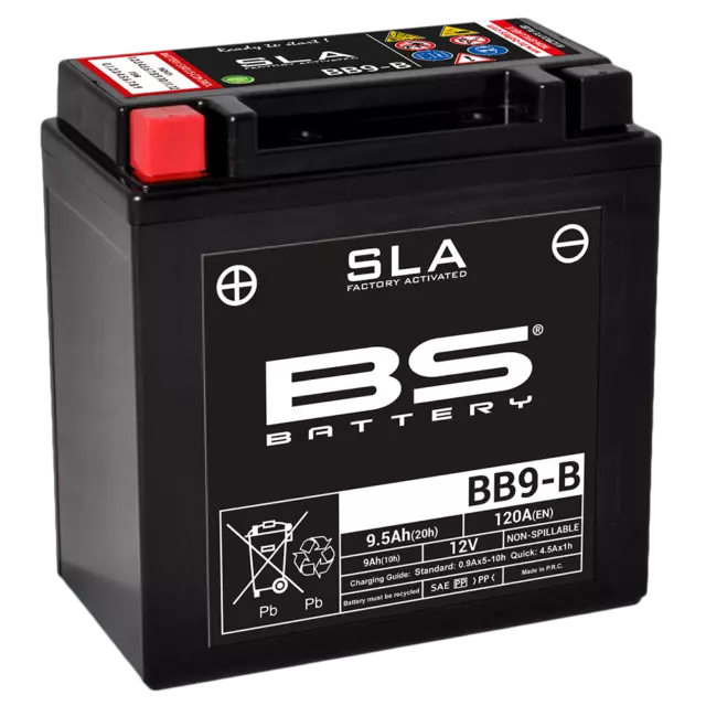 BS BATTERY Bateria SLA BB9-B (FA)