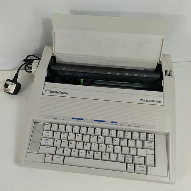 Smith Corona Word Smith 100 Retro Electronic Type Writer Office KA1 1