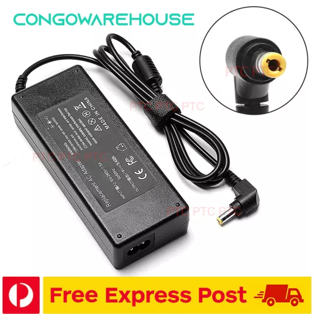 90W 65W AC Adapter Charger Power Supply + Cord For ASUS Toshiba Acer Laptop 19v