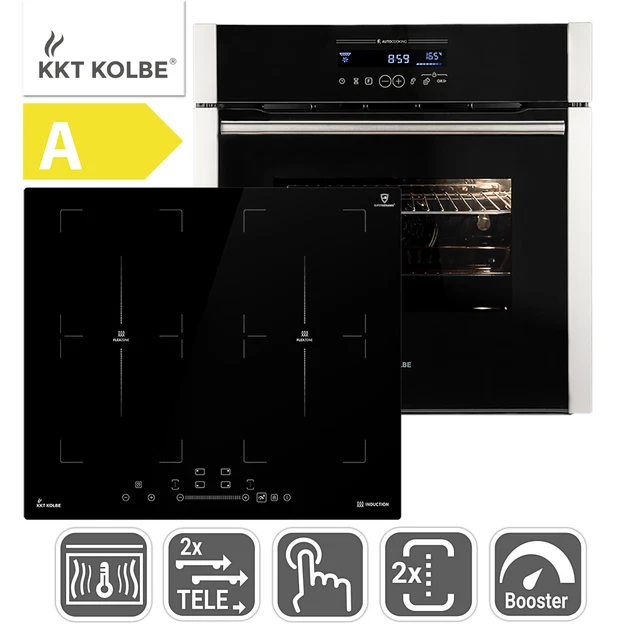 Cuisinière: 60cm Four encastrable EB8016ED + 59cm Plaque Induction IND5904FZ