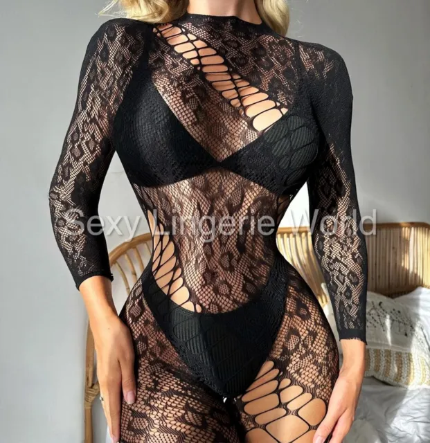 Completo Sexy Body Lingerie Body senza Piedi Tutina Intimo Babydoll