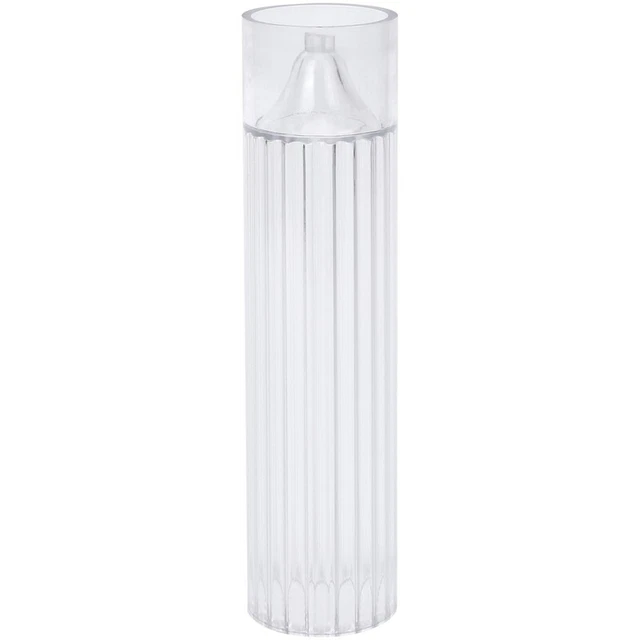 Pilar Vela Molde Cilindro Costilla PláStico Vela Moldes 6 Pulgadas para FabW7