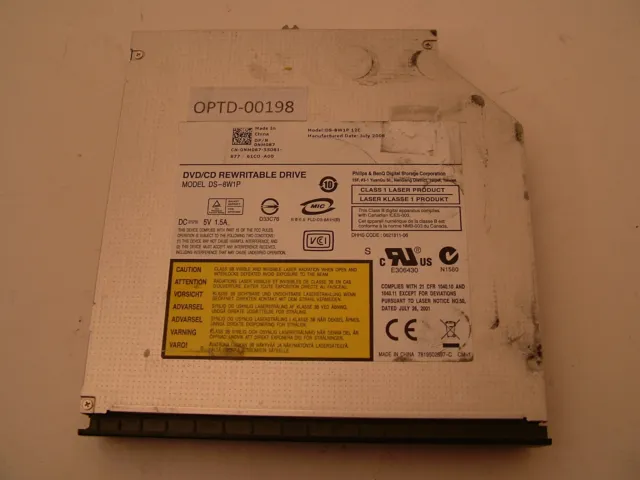 Dell Inspiron 1525 1526 Laptop Drive & Bezel NM087 Tested Warranty
