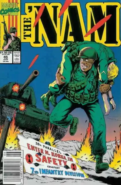 Nam, The #45 (Newsstand) FN; Marvel | Vietnam War comic - we combine shipping