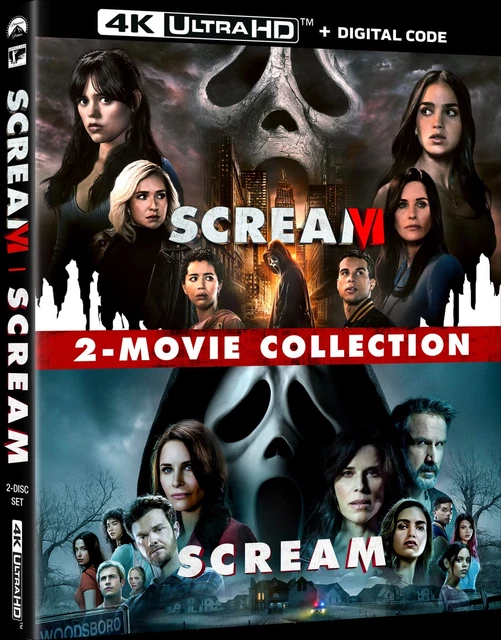 SCREAM VI + Scream (2022) 2-Movie Collection (Blu-ray) Melissa Barrera ...