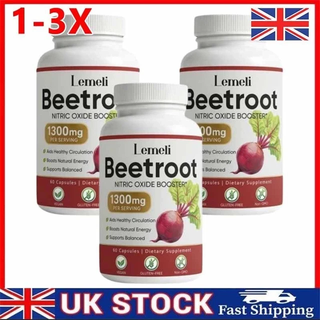1~3PACK LEMELI BEETROOT - 1300mg, Lemeli Beet Root Supplement 60 ...