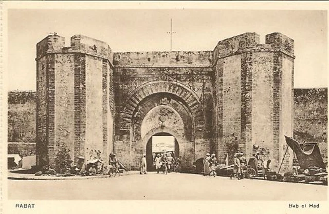 Cpa Maroc Rabat Bab El Had