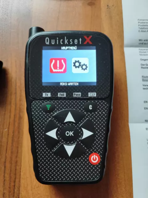 ATEQ Quickset X  TPMS RESET TOOL   über OBDII, Modul  RDKS-Reset-Tools.