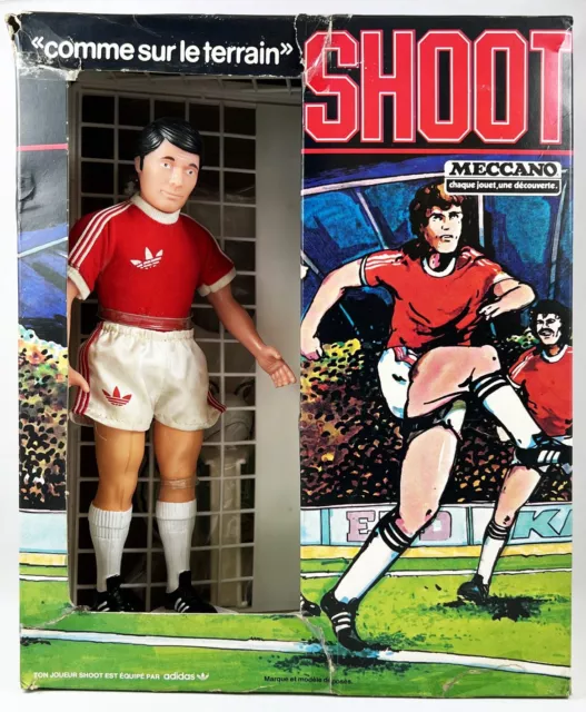 Shoot - Meccano - Footballeur en tenue Adidas (neuf avec boite)