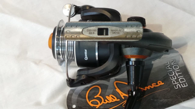 FISHING REELS- 2-NEW QUANTUM BILL DANCE 4bb 20 size SPIN REELS *Free