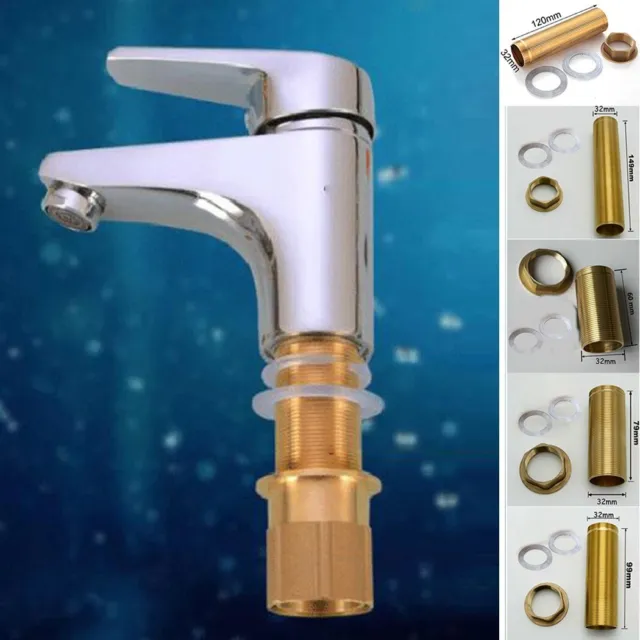 Premium Brass Tube Nut Install Parts for Kitchen Basin Mixer Tap Repair