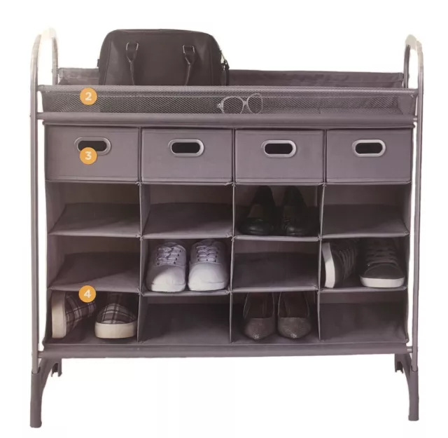 NEATFREAK SHOE STORAGE Closet Organizer w 4 Accessory Drawers Choose Color 65.69 PicClick UK