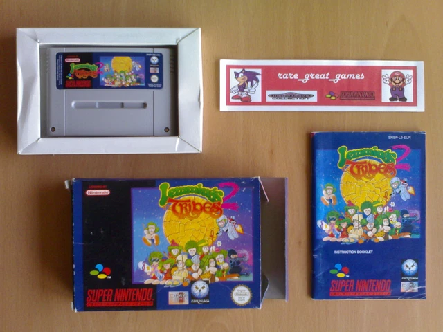 Jeu ★ LEMMINGS 2 THE TRIBES Super Nintendo SNES Super NES PAL FR ☆ BE Très rare
