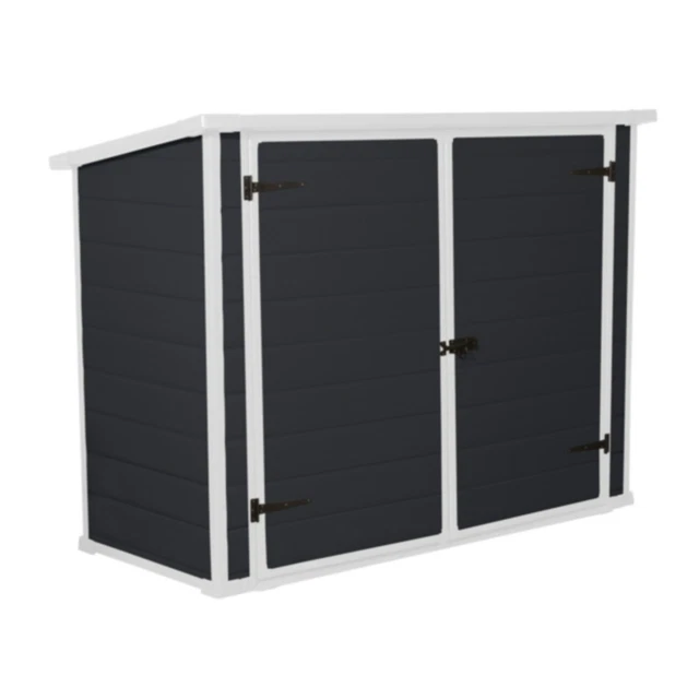 KETER BIKE & MORE Fahrradbox Müllbox Gartenbox anthrazit BWare EUR 279