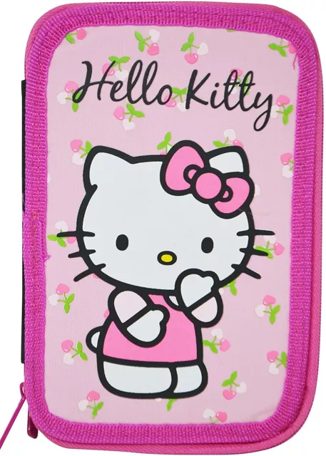 Hello Kitty Zwilling Fach Gefüllt Federmäppchen Mit 25 Artikel