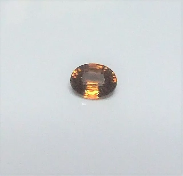 Natural earth-mined burnt orange zircon... quality gem 1 carat