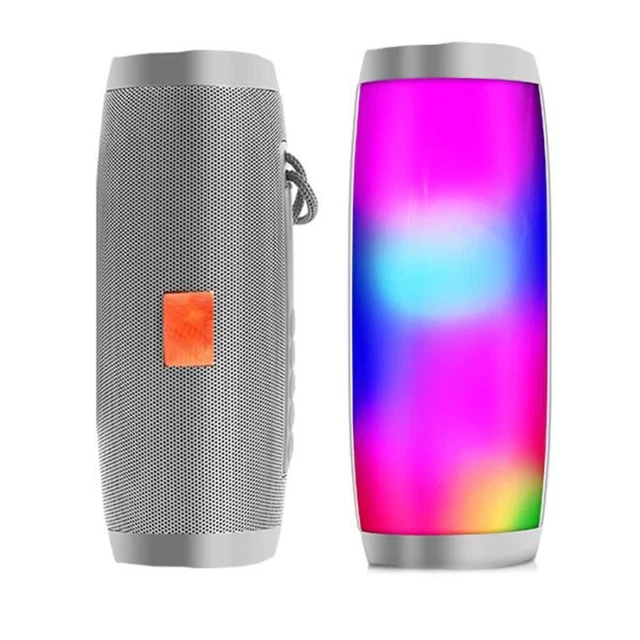 Enceinte Bluetooth Portable Sans fil Caisson de basse 10W LED colorée Nomade