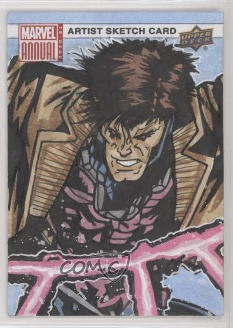 2020-21 Upper Deck Marvel Annual Sketch Cards 1/1 Rich Hennemann #SKT Auto 0j3r