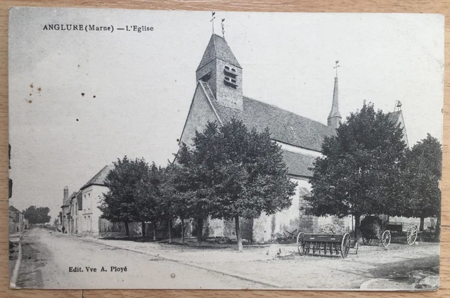 ANGLURE- Marne - CPA 51 - l' église