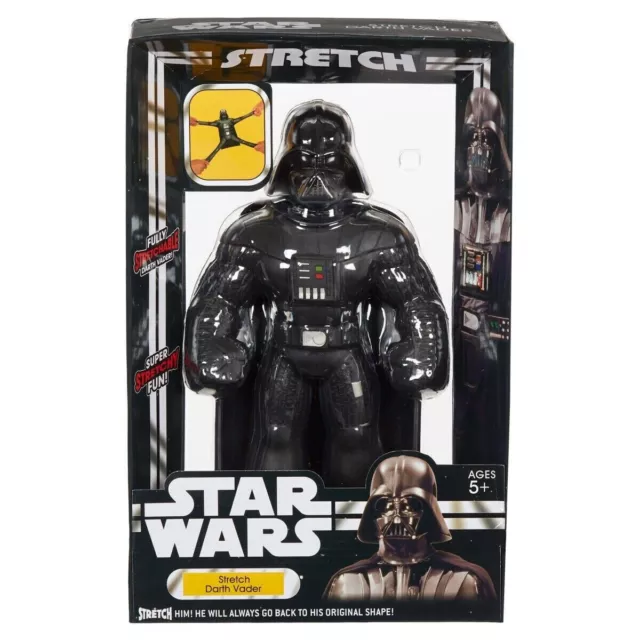 Star Wars Stretch Darth Vader LARGE Figure 25cm Tall - Brand New & Sealed