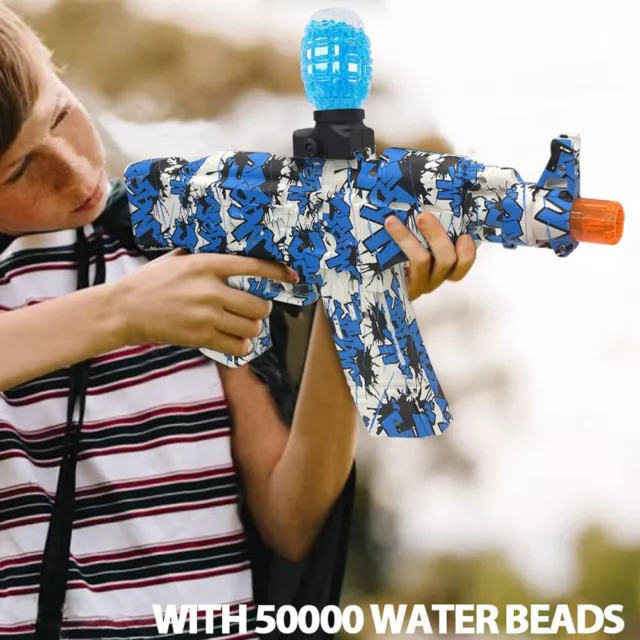 Electric Gel Ball Blaster Electric Toy Gun With 5000 Water Ammo Eco Friendly NEW