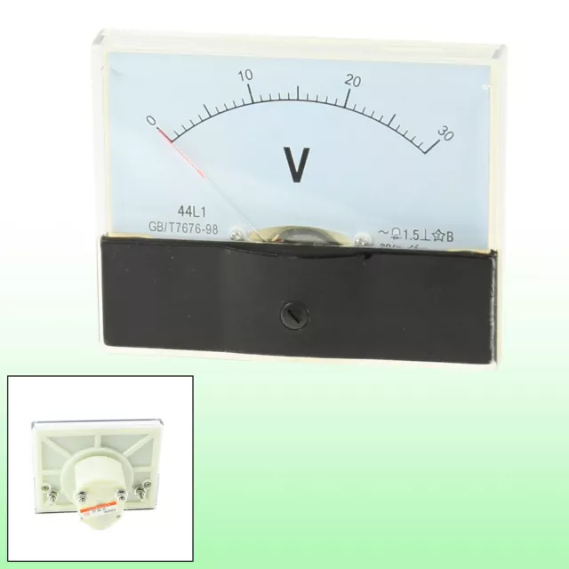 AC 0-30V Einbau Voltmeter Einbauinstrument Messinstrument Analog Messgerät