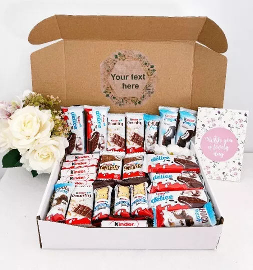 Kinder Gift Box - Chocolate Box - Gift for her - Birthday Gift 
