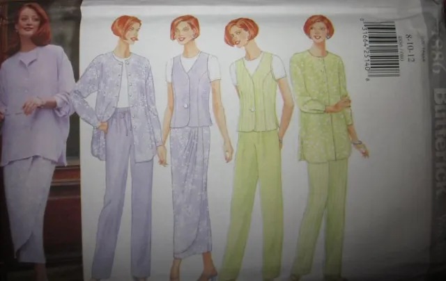 Vintage Butterick SEWING Pattern 4886 Miss Skirt Pants Top 8-24 UNCUT OOP NEW FF