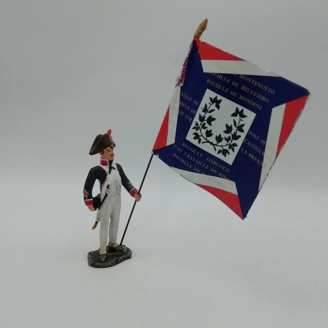 Figurine Plomb Hachette Armées De Napoléon - 19e Demi-brigade Légère (1802-03) - Occasion