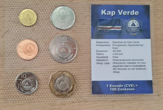 Kursmünzensatz Kap Verde Kms Satz Münzsatz Blister