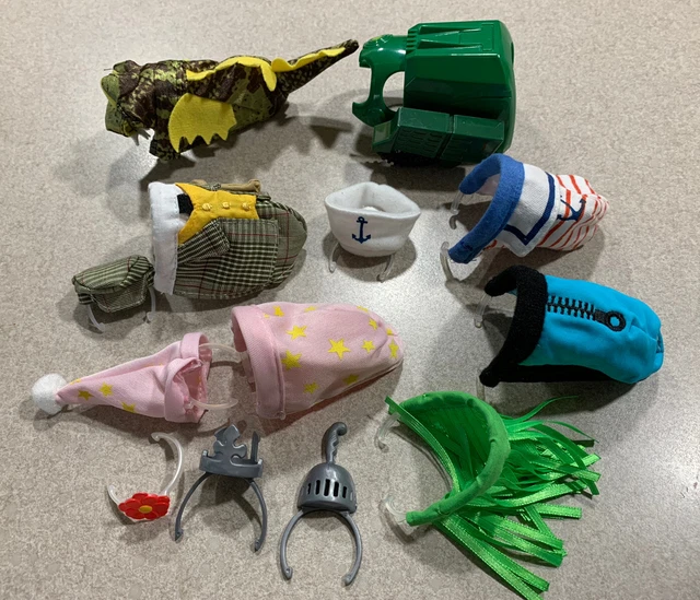 Set of 7 Zhu Zhu Pets Outfits Hula Skirt Suit Sailor Dragon Accessories Clothes Set of 7 Zhu Zhu Pets Outfits Hula Skirt Suit Sailor Dragon Accessories Clothes
