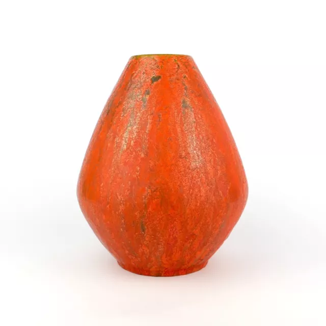 RUSCHA KERAMIK Vase Vulcano 18,5cm Kurt Tschörner Otto Gerharz WGP 60er Fat Lava