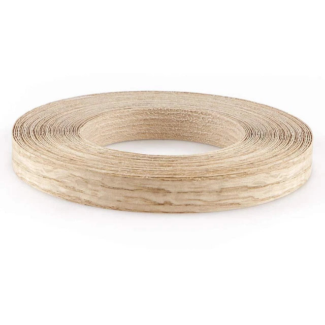 Red Oak 3/4" X 50' Roll Wood Veneer Edge Banding Iron-On With Hot Melt