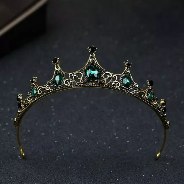 Hochzeit Braut Schmuck Stirnband Grün Kristall Diademe Kronen Prinzessin Haar