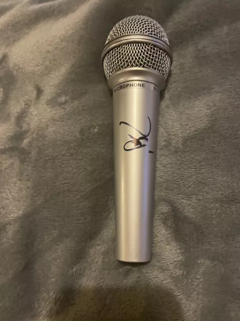 Sam Ryder signed microphone