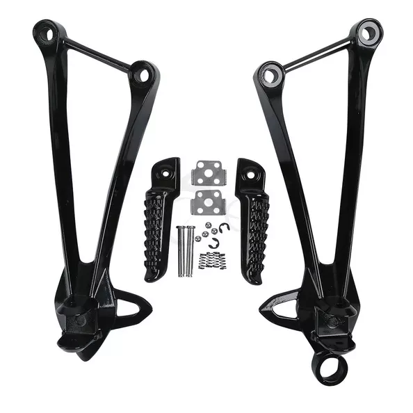 Rear Passenger Foot Pegs Bracket Set Fit For Kawasaki Ninja ZX6R 2009-2023