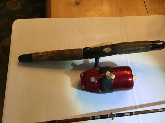 Vintage Bronson True Temper Uni Spin 63 Rod Reel  6'' Rod