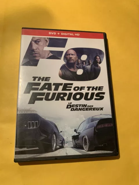 The Fate of the Furious (DVD, 2017) Pre-owned