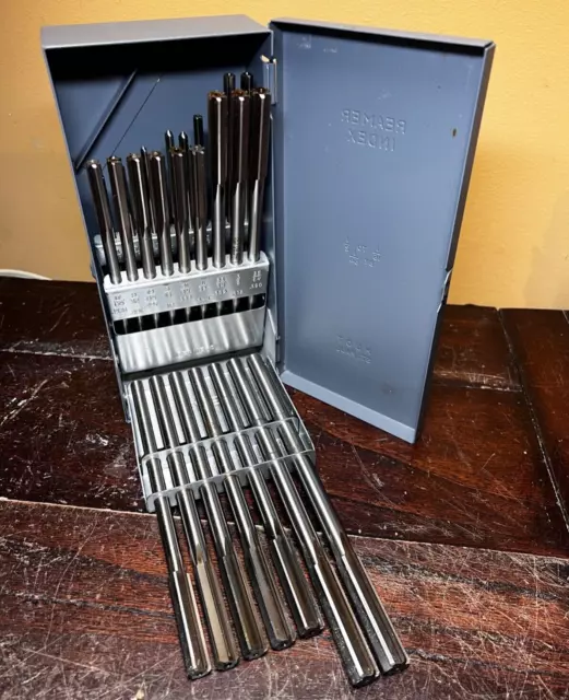 Alvord Polk Tool 29 Piece HSS Reamer Set 127-S - 1/16 to 1/2 by 1/64 - Looks New