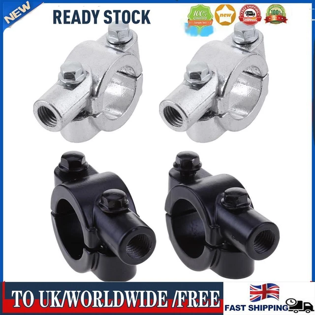 2pcs Rear View Mirror Bracket Mount Adapter Metal Easy Installation Accessories
