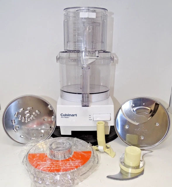 Cuisinart Pro Classic Food Processor Model DLC-10S Pristine with Accessories