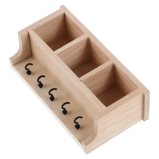 2 Petits Meubles Miniatures Pour Maison De Poupée - Décorations Détaillées En Matériau Synthétique