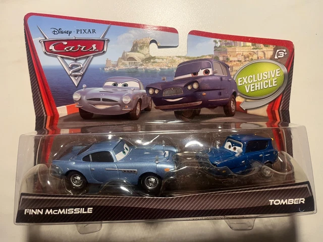 DISNEY PIXAR CARS 2 Finn McMissile & Tomber Nuevo En Caja Diecast