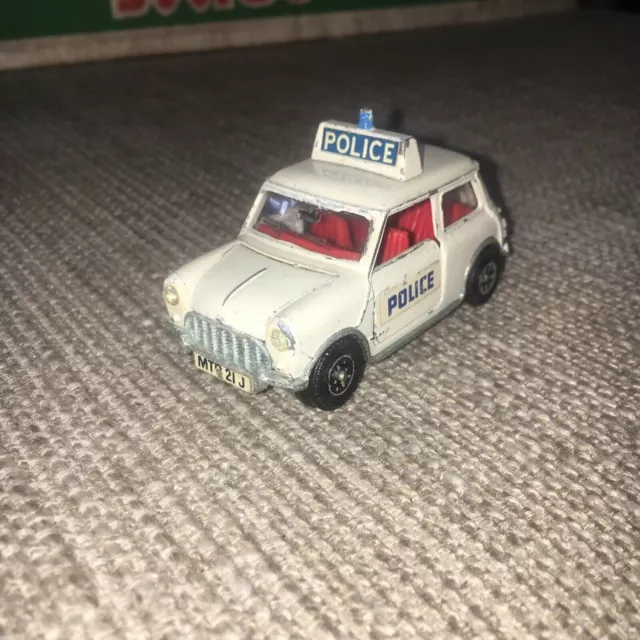 DINKY TOYS AUSTIN Mini Cooper S Model Police Car For Spares ...